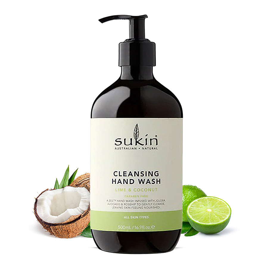 Sukin: Cleansing Hand Wash Lime & Coconut Handwash - 500ml