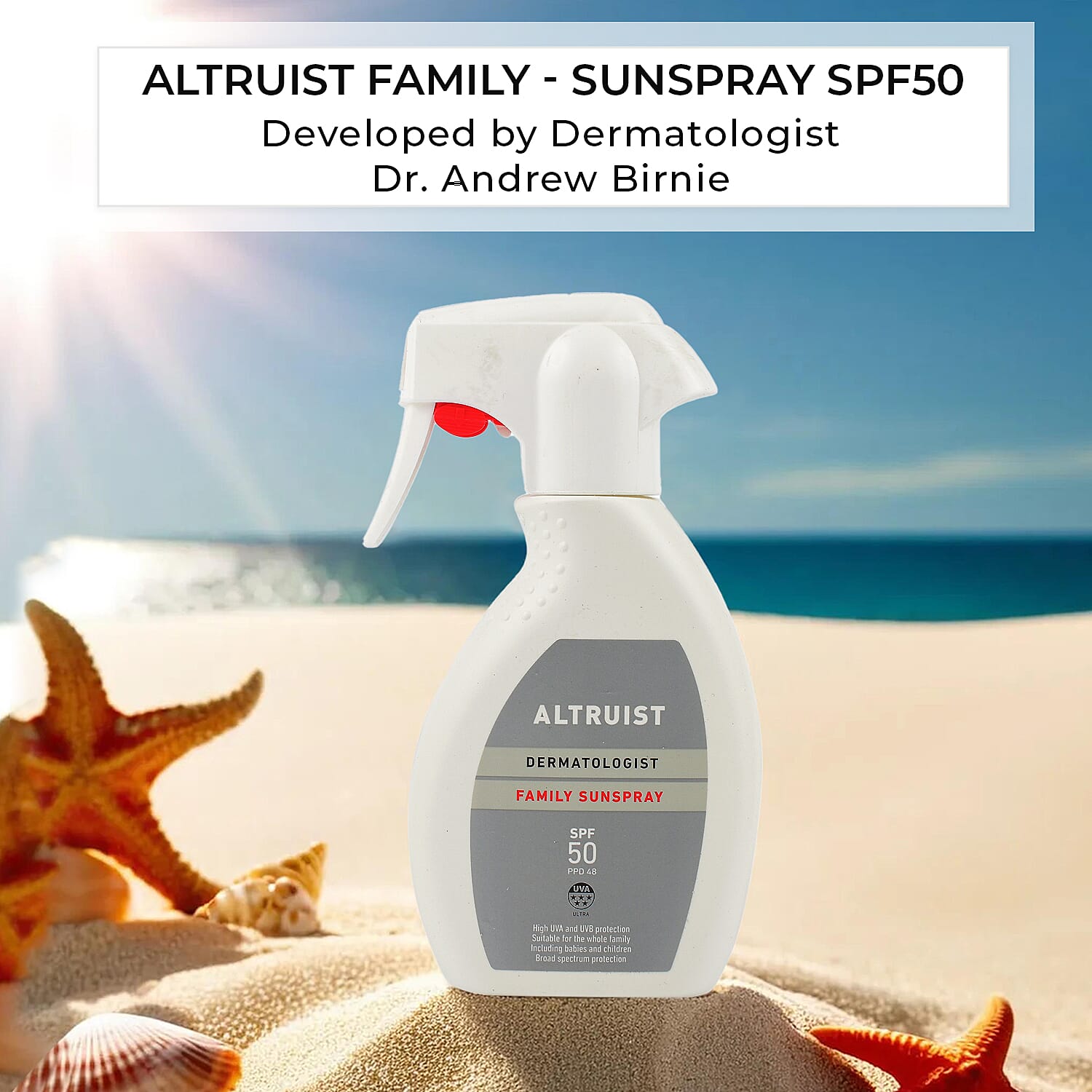 ALTRUIST Family- Sunspray SPF50 - 250ml