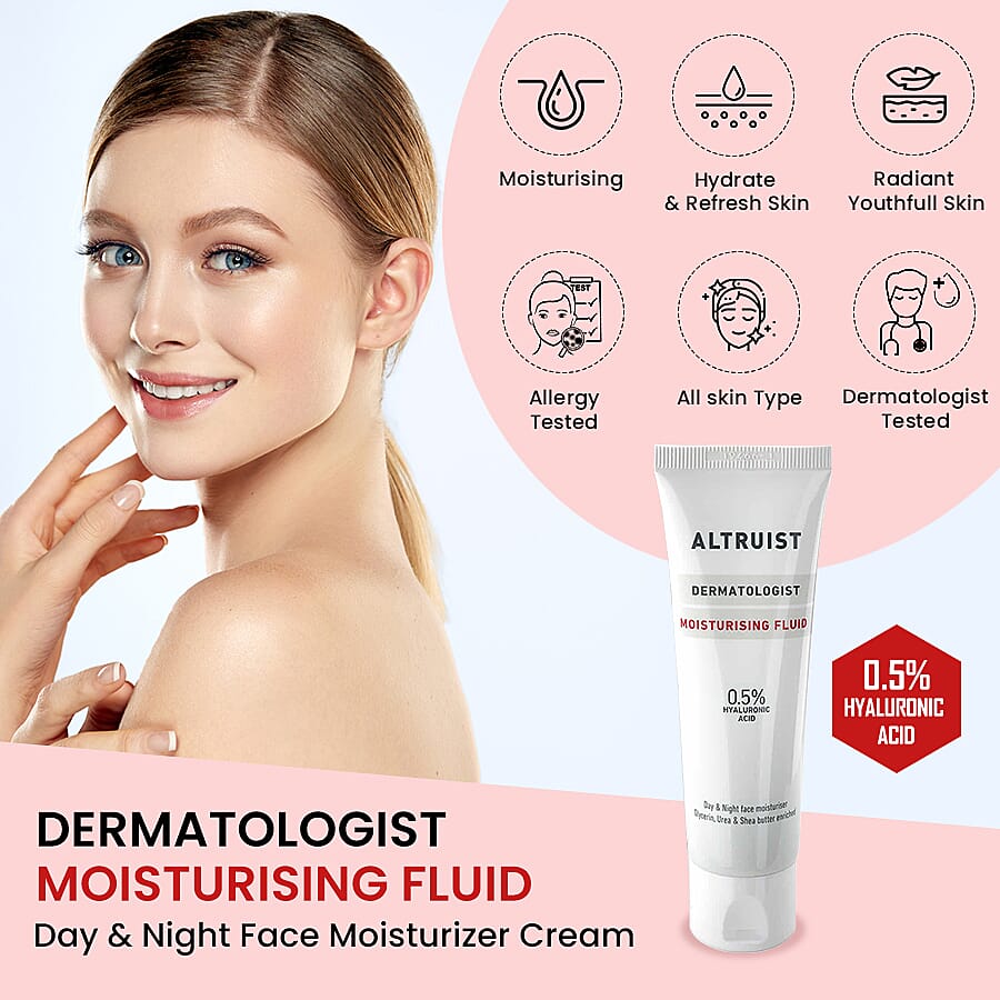 ALTRUIST Moisturising Fluid 0.5% Hyaluronic Acid 50ml