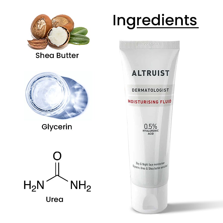 ALTRUIST Moisturising Fluid 0.5% Hyaluronic Acid 50ml