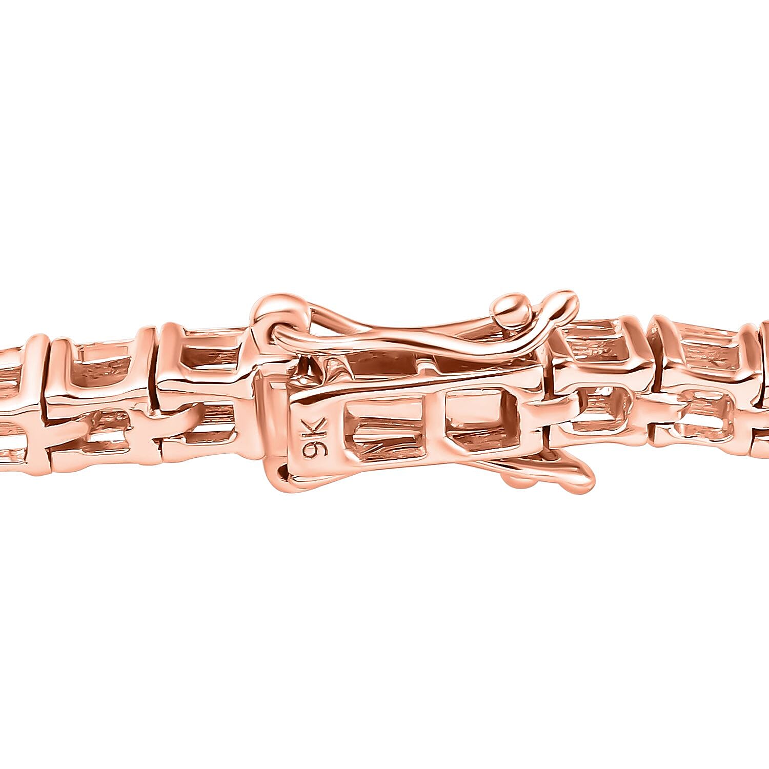 9K Rose Gold SGL Certified Natural Pink Diamond Bracelet (Size - 7.5) 2.00 Ct, Gold Wt. 9.23 Gms