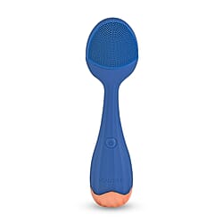Waterproof Silicone Facial Cleansing Brush - Light Blue (With 4 Speeds & USB Charger)
