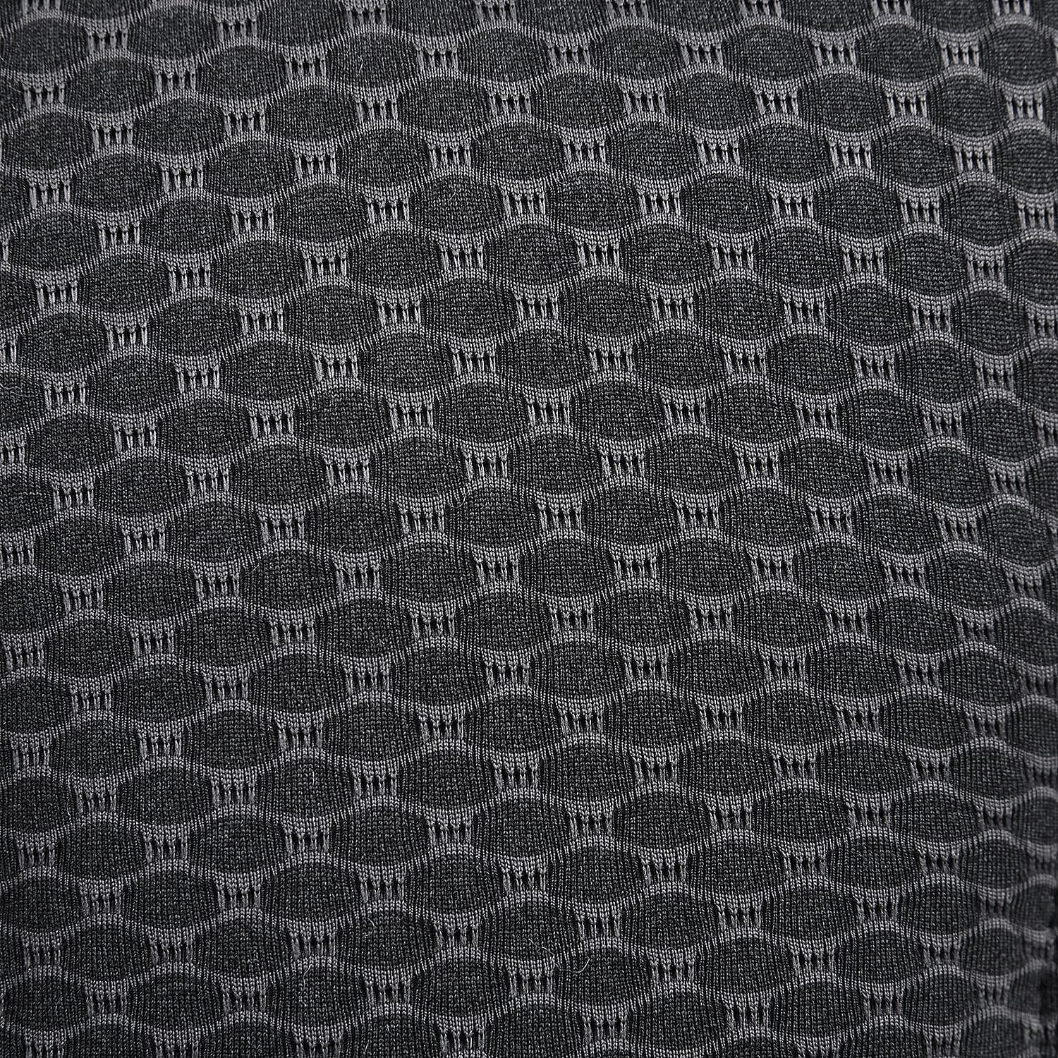 Back Support - Woven Sting Ray Shaped Cushion (Size 40x48 Cm) - Grey - Wine Red