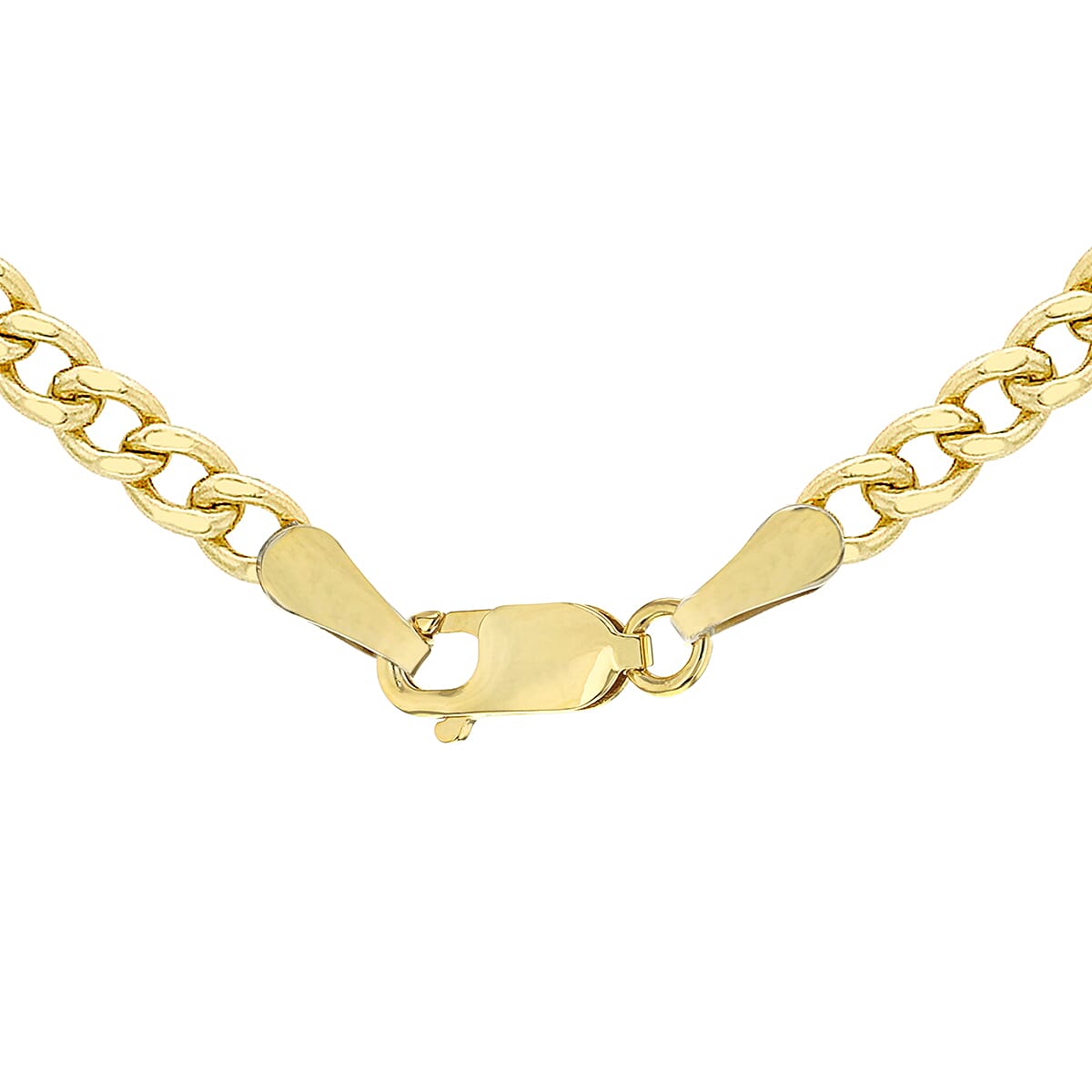 9K Yellow Gold Curb Chain 30 Inch