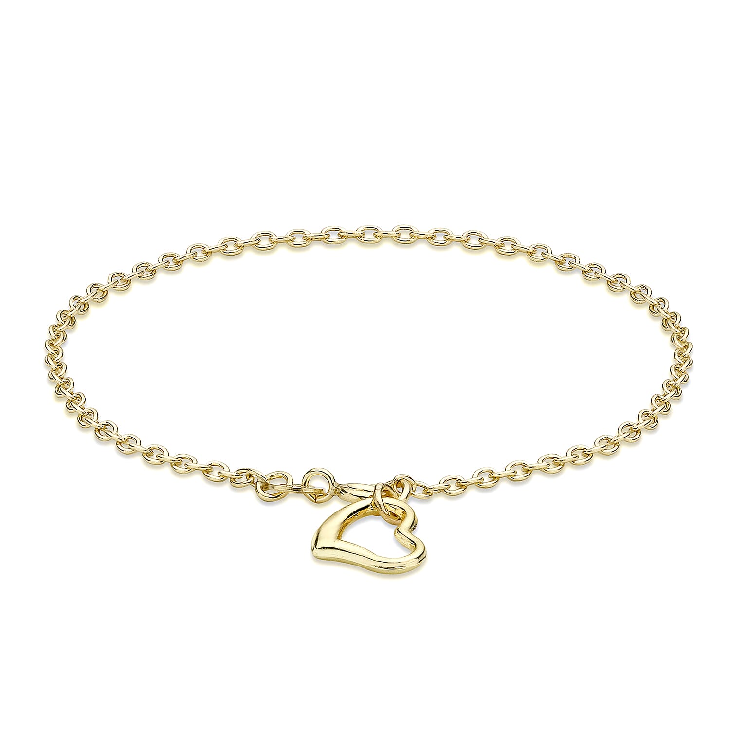 9K Yellow Gold  Bracelet,  Gold Wt. 1.1 Gms