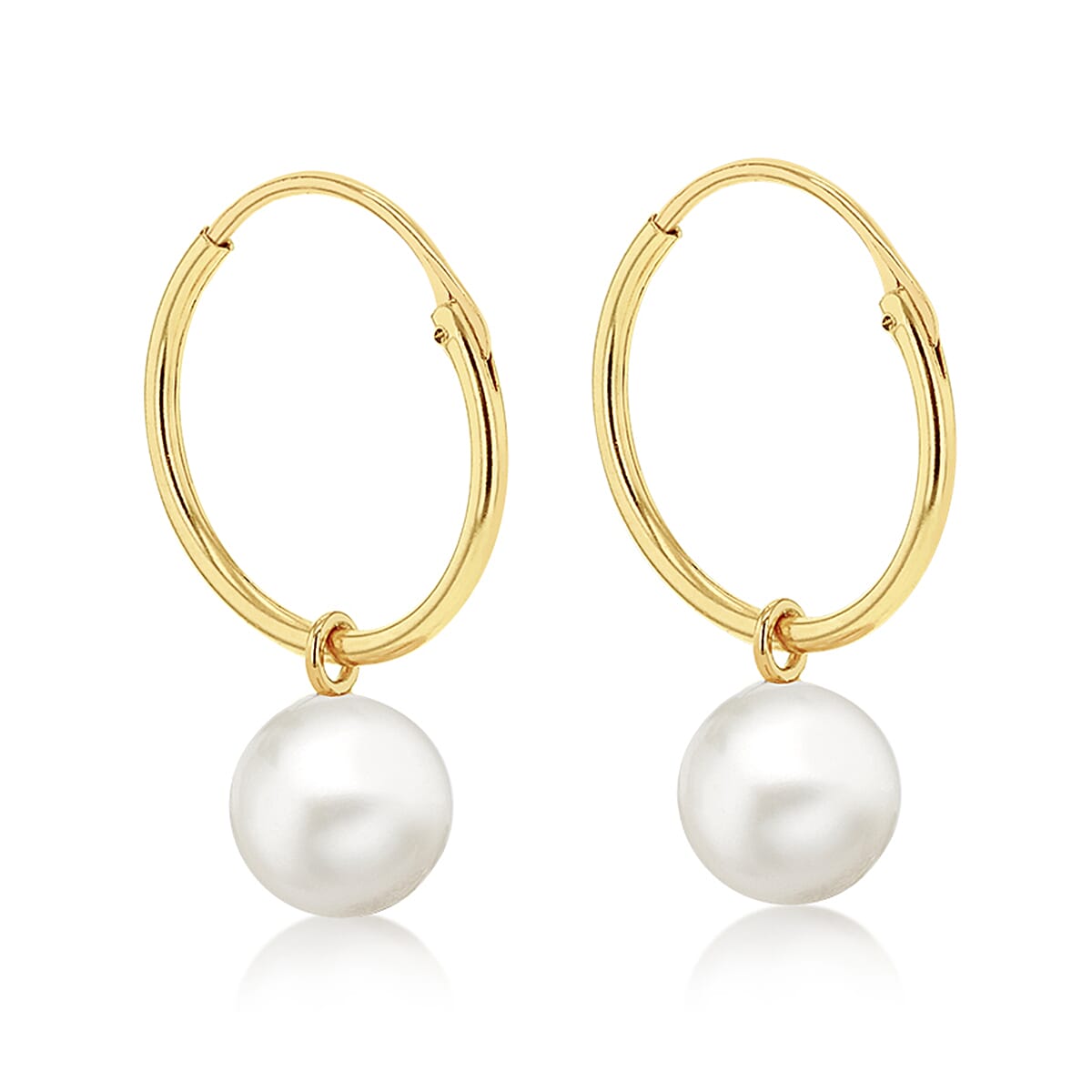 9K Yellow Gold  Earring,  Gold Wt. 0.32 Gms