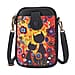 Geometric Pattern Crossbody Cell Phone Bag - Multi