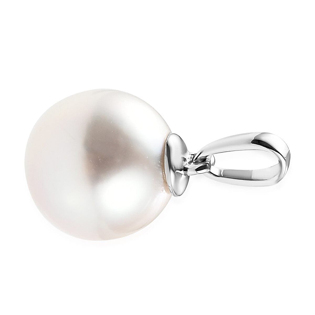 ILIANA 18K White Gold White South Sea Pearl Pendant