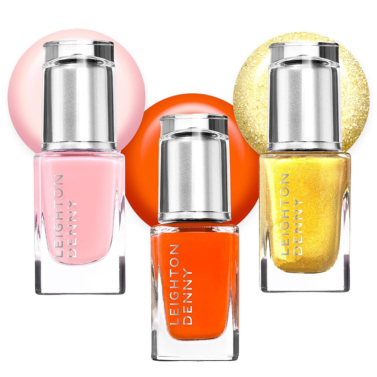 Leighton Denny- Affection Collection (Incl. Blush at first sight - 12ml, Main Squeeze - 12ml - Crazy for you - 12ml)