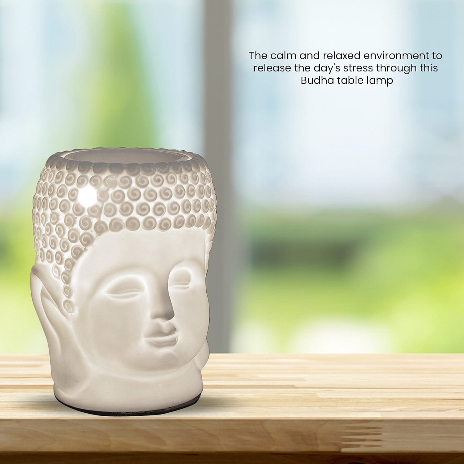 Lesser and Pavey Desire Table Lamp (Size 16x12x12 cm) - Buddha