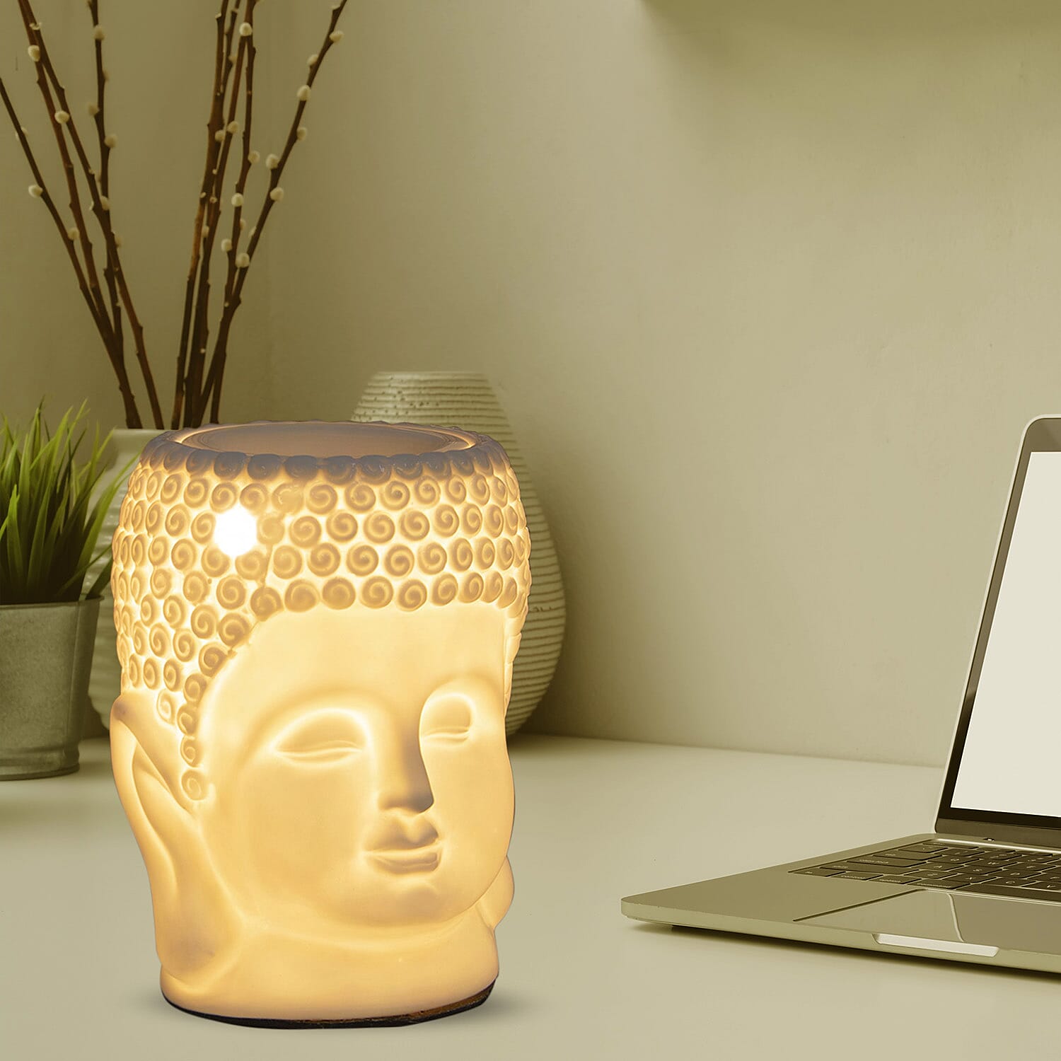 Lesser and Pavey Desire Table Lamp (Size 16x12x12 cm) - Buddha
