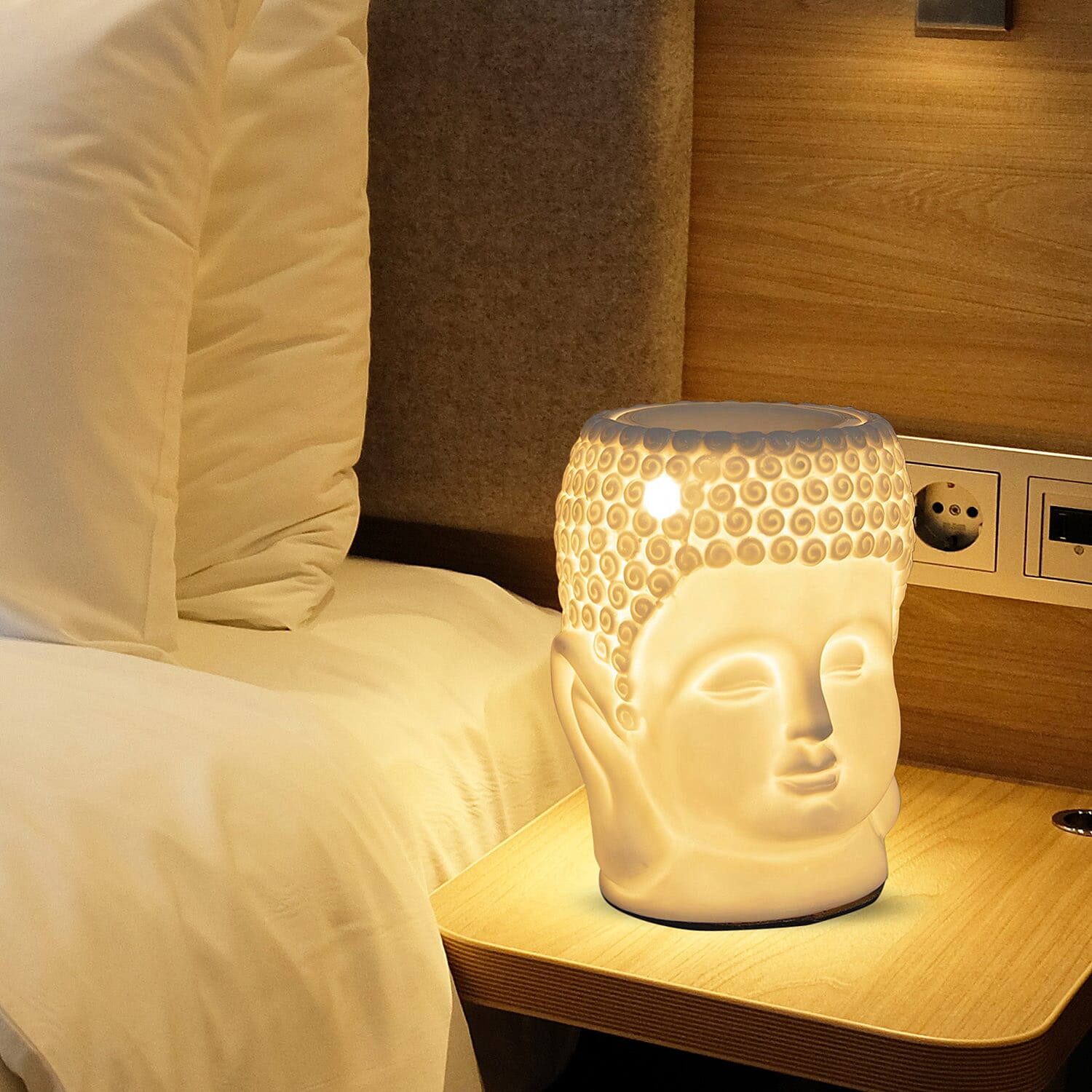 Lesser and Pavey Desire Table Lamp (Size 16x12x12 cm) - Buddha