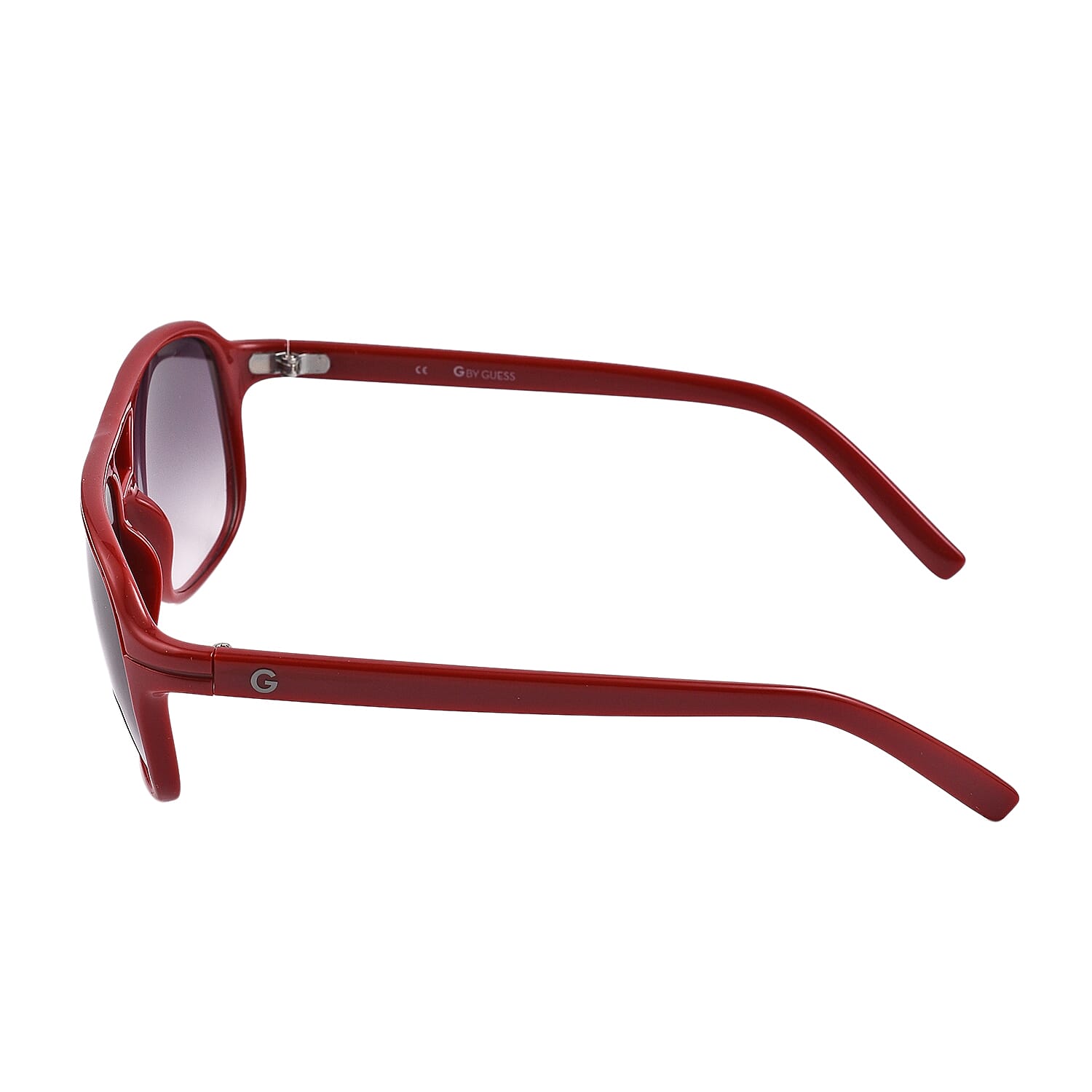 One Time Close Out Deal- Guess Unisex Rectangular Sunglasses - Red