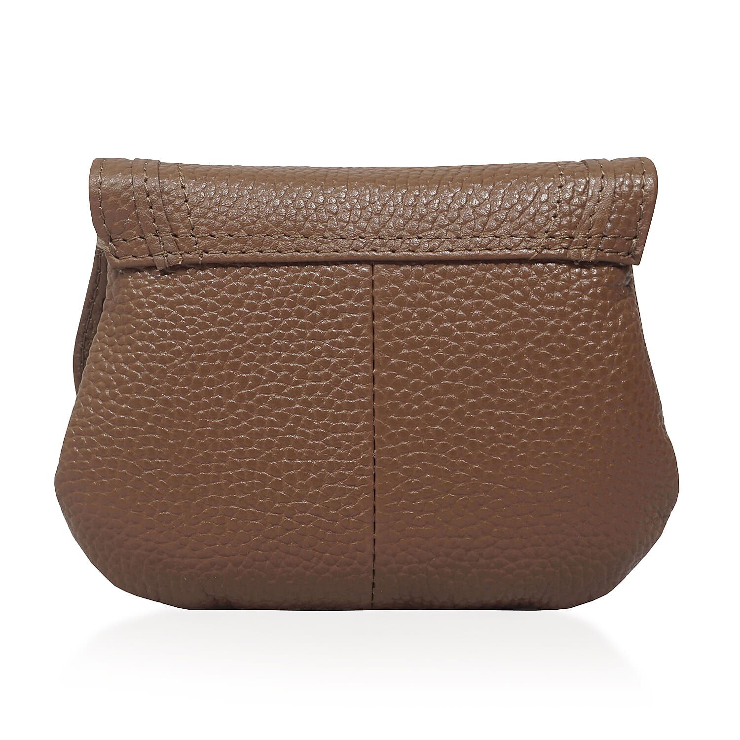 ASSOTS LONDON Carmel 100% Genuine Leather Purse with Magnetic Closure (Size 14x11Cm) - Tan