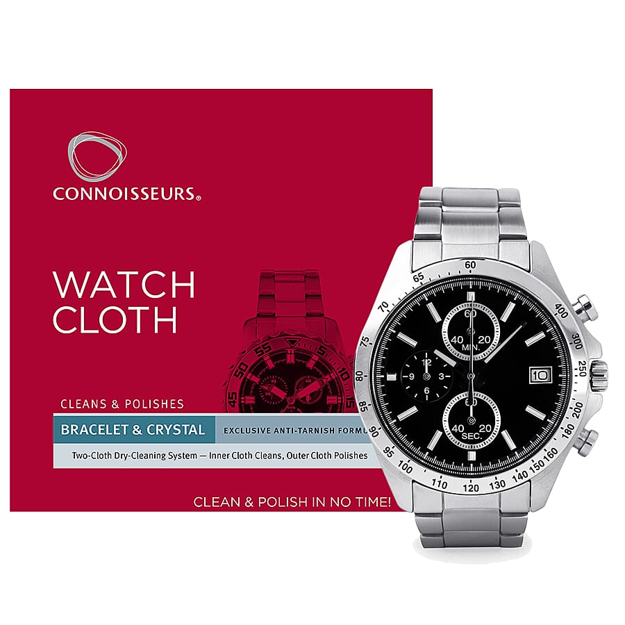 Connoisseurs Watch Cloth (Size 6x5 Cm) - Red