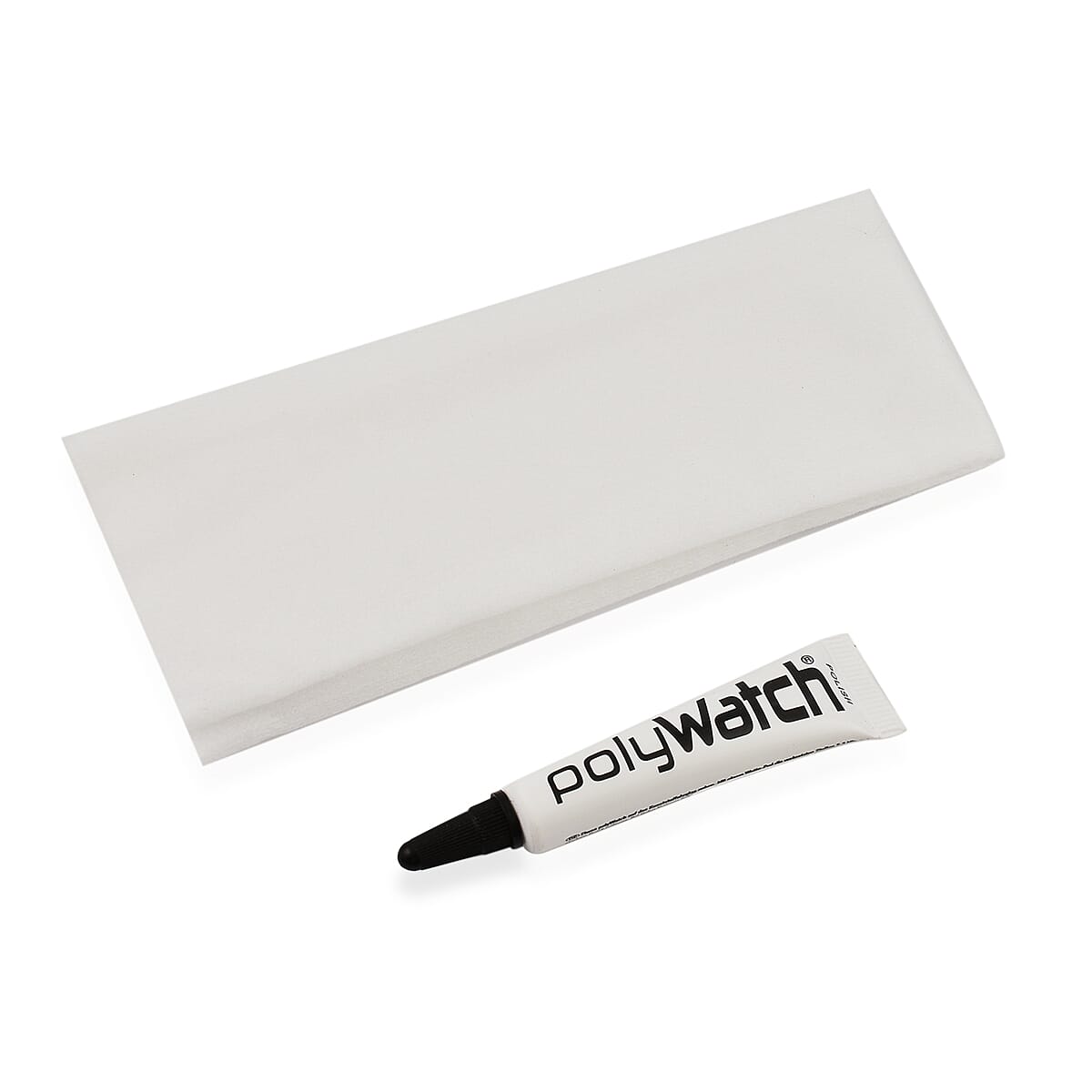 PolyWatch Plastic Polish Kit (Size 8x3 Cm) - Black & White