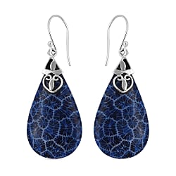Royal Bali Collection - Artisan Crafted Dangle Earrings in Sterling Silver