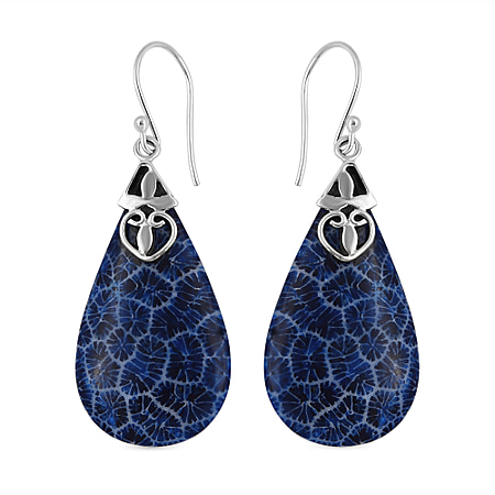 Royal Bali Collection - Artisan Crafted Dangle Earrings in Sterling Silver
