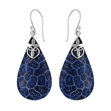 Royal Bali Collection - Artisan Crafted Dangle Earrings in Sterling Silver