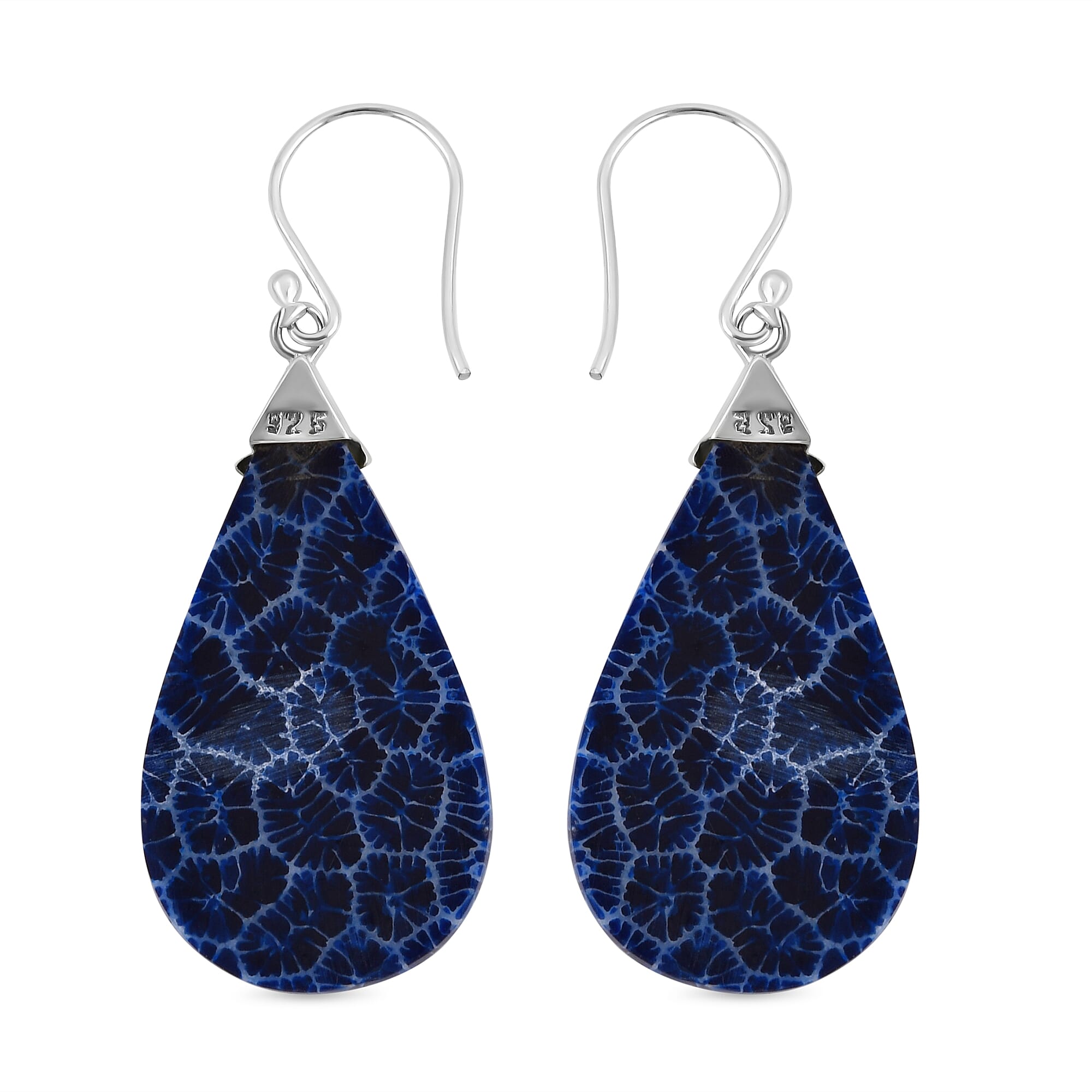Royal Bali Collection - Artisan Crafted Dangle Earrings in Sterling Silver