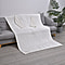 Homesmart Flannel Solid TV Blanket - White