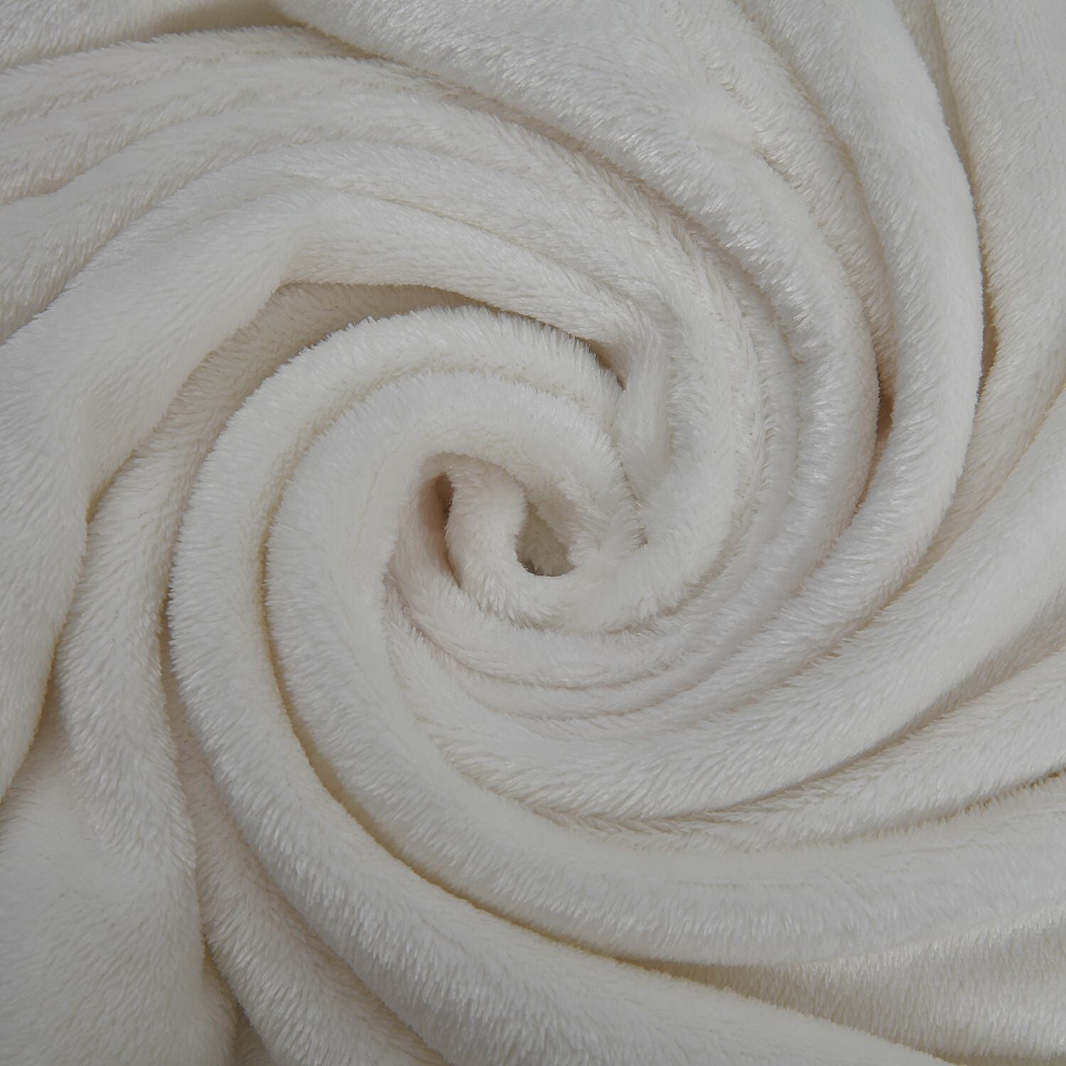 Homesmart Super Soft Flannel Blanket with Sleeves (Size 215x150 Cm) - White