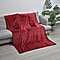 Homesmart Flannel Solid TV Blanket - Red