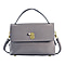 100% Genuine Leather Convertible Bag with Detachable Long Strap (Size 26x18x11 Cm) - Navy