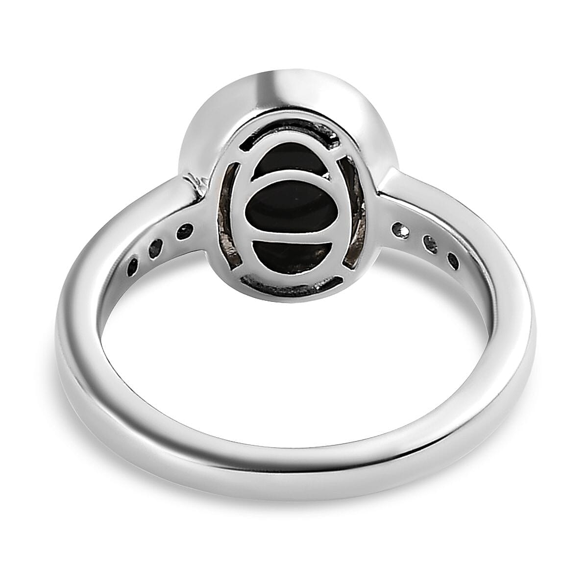 Boulder Opal Triplet and Natural Cambodian Zircon Ring in 18K Vermeil Yellow Gold Plated Sterling Silver 1.85 Ct.