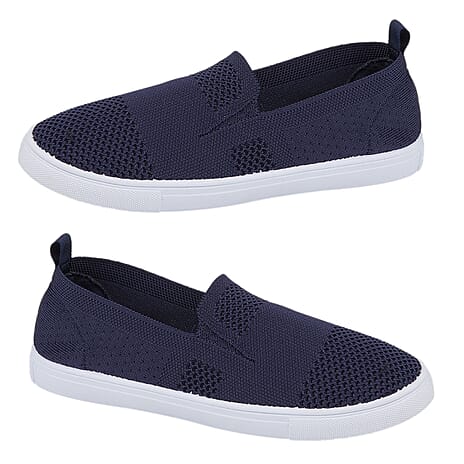 Kelly Ladies Casual Shoes (Size 3) - Navy