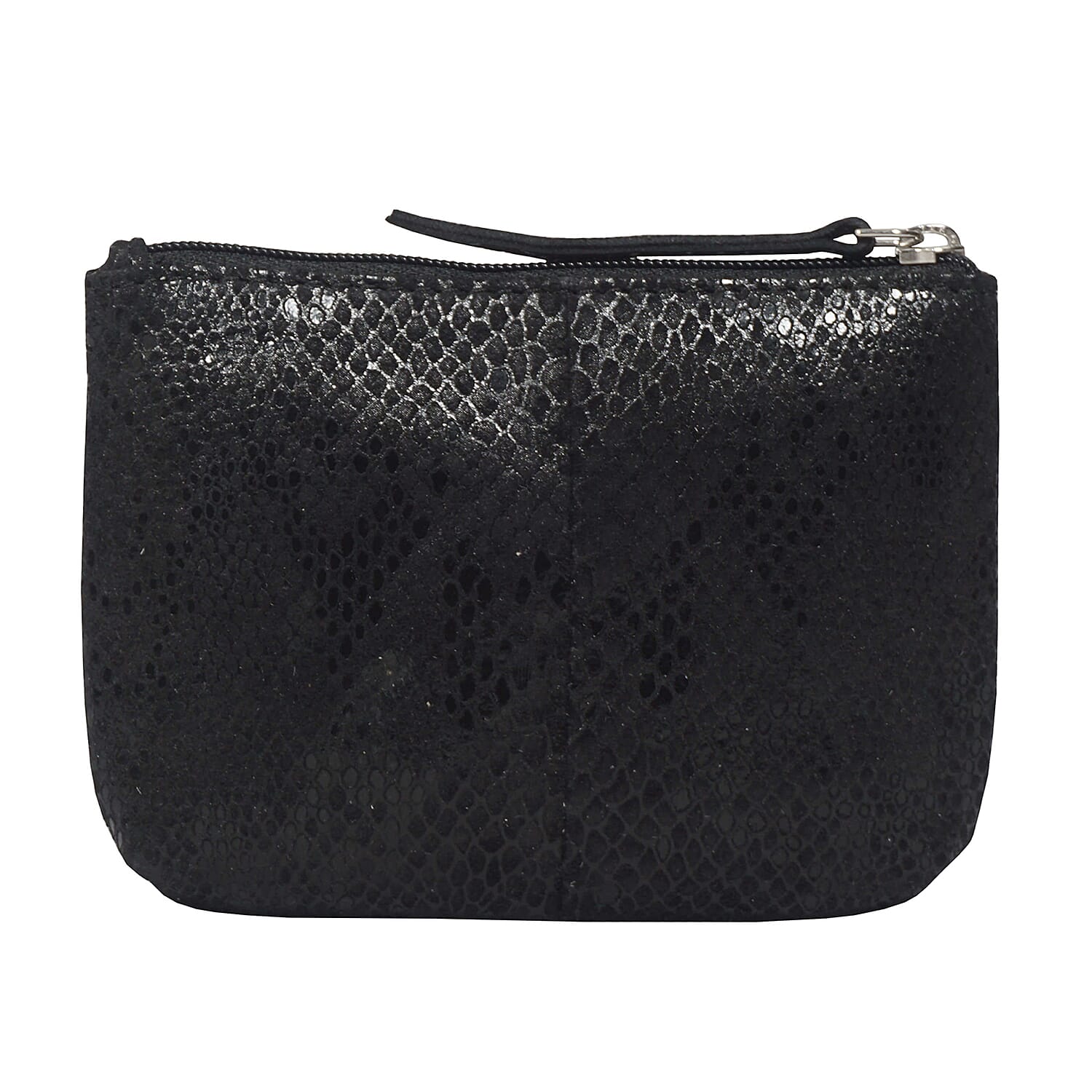 ASSOTS LONDON Denise 100% Genuine Leather Card & Coin Purse - Black