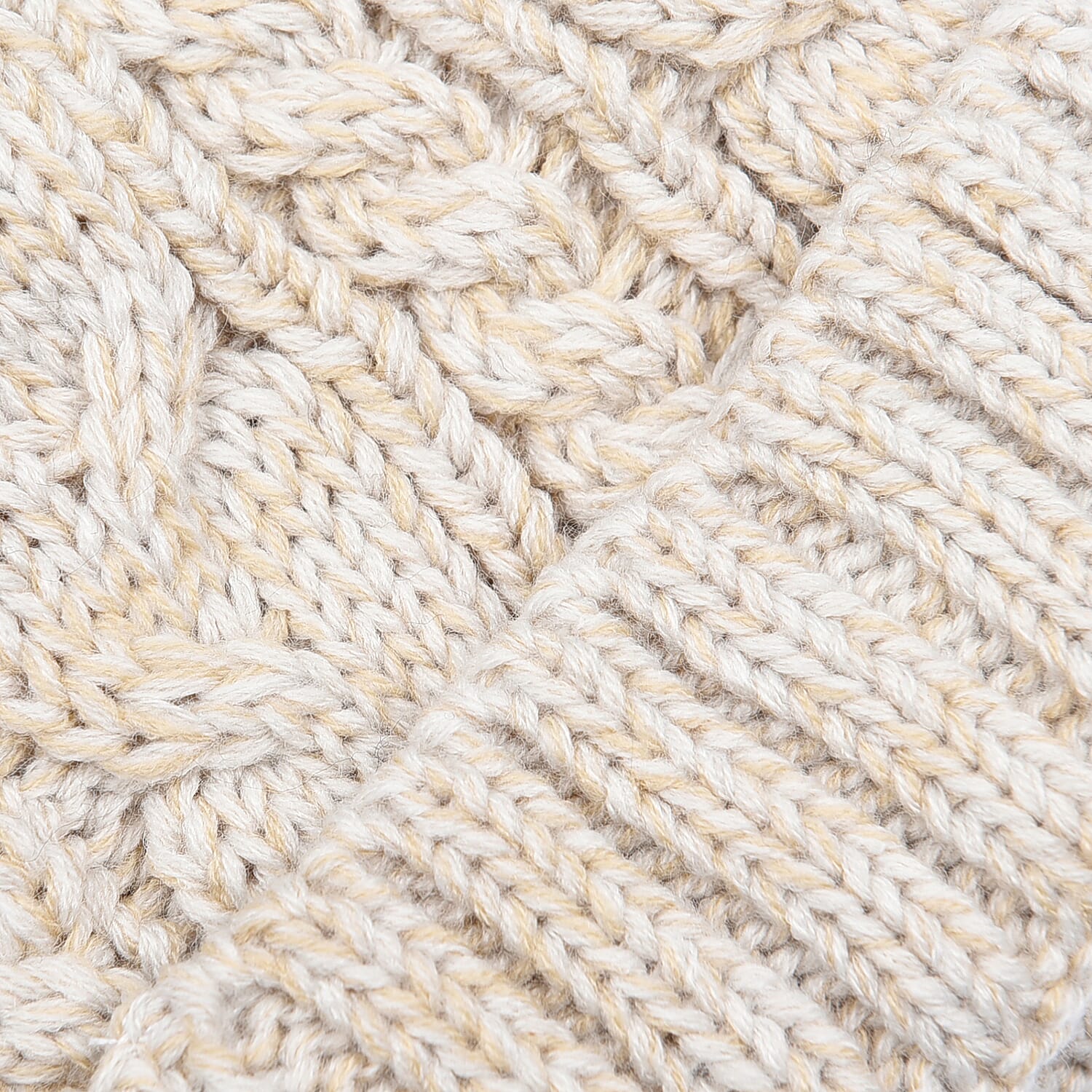 Tjc Essentials Argan Oil Infused Beanie Hat with Bobble - Light Brown