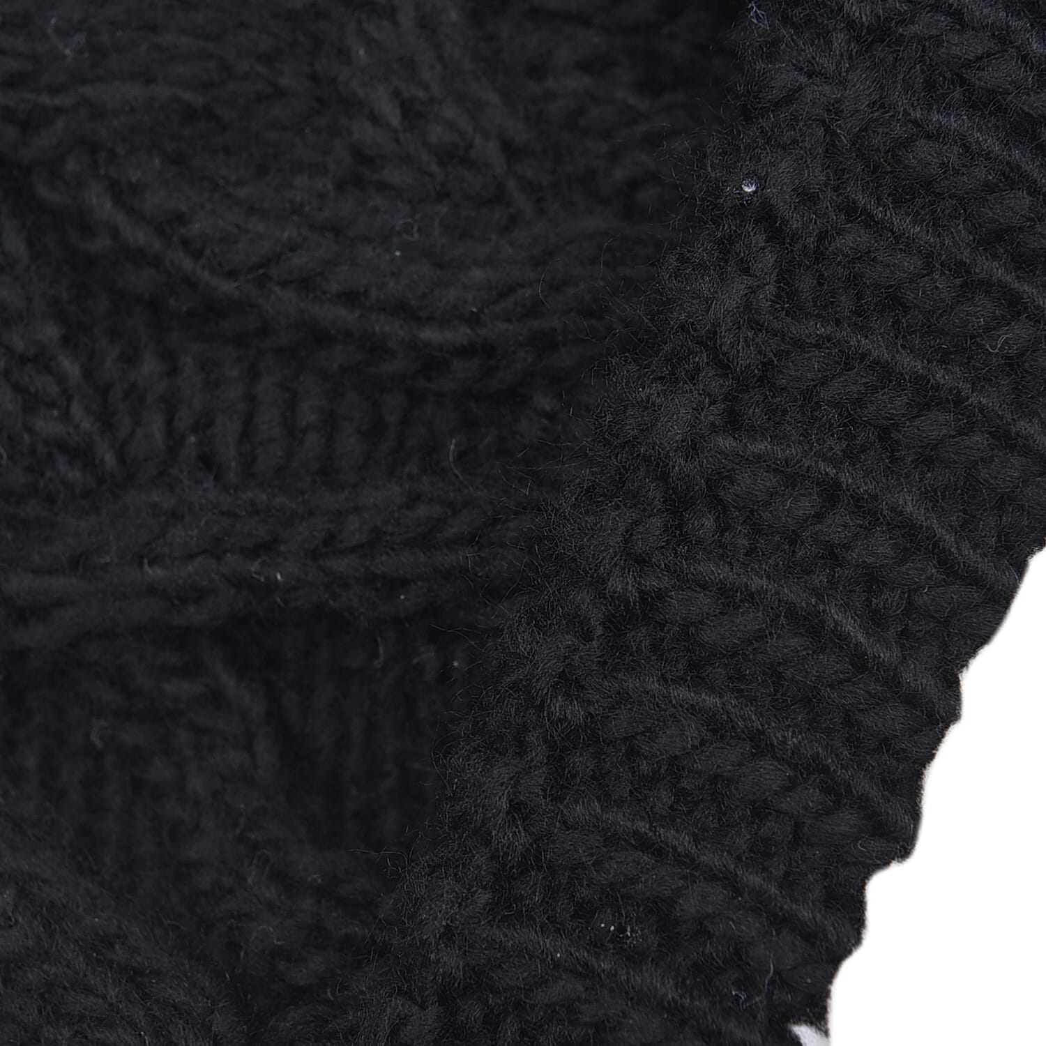 Tjc Essentials Argan Oil Infused Beanie Hat with Bobble - Black