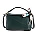  100% Genuine Leather Convertible Bag with Detachable Long Strap (Size 30x18x12 Cm) - Black
