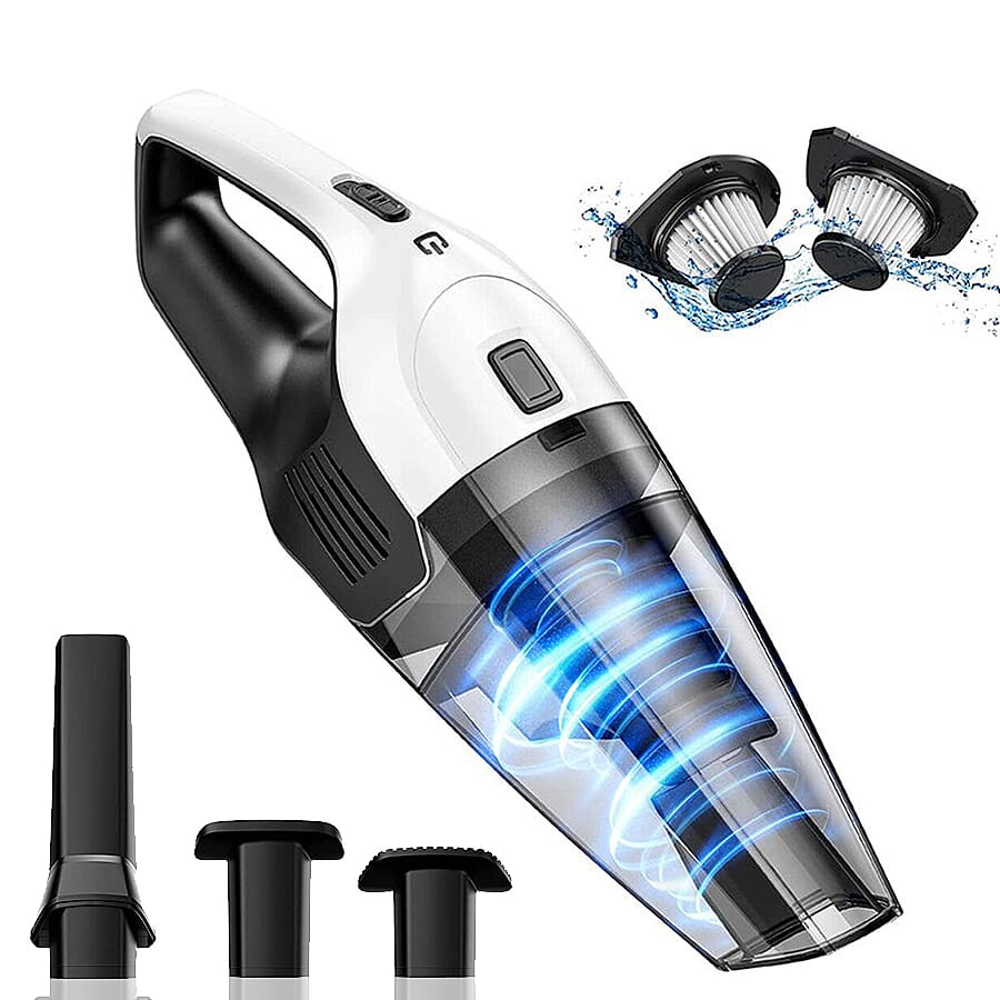 Hommak Cordless Wet-Dry Vacuum Cleaner with LED light and HEPA Filter