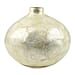 Capiz Circular Onion Vase (Size 15x14 Cm) - Blue