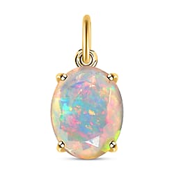 9K Yellow Gold Pendant 1.35 Ct.