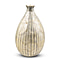 100% Handmade Capiz Circular Pear Vase (Size 29x12 Cm) - Blue