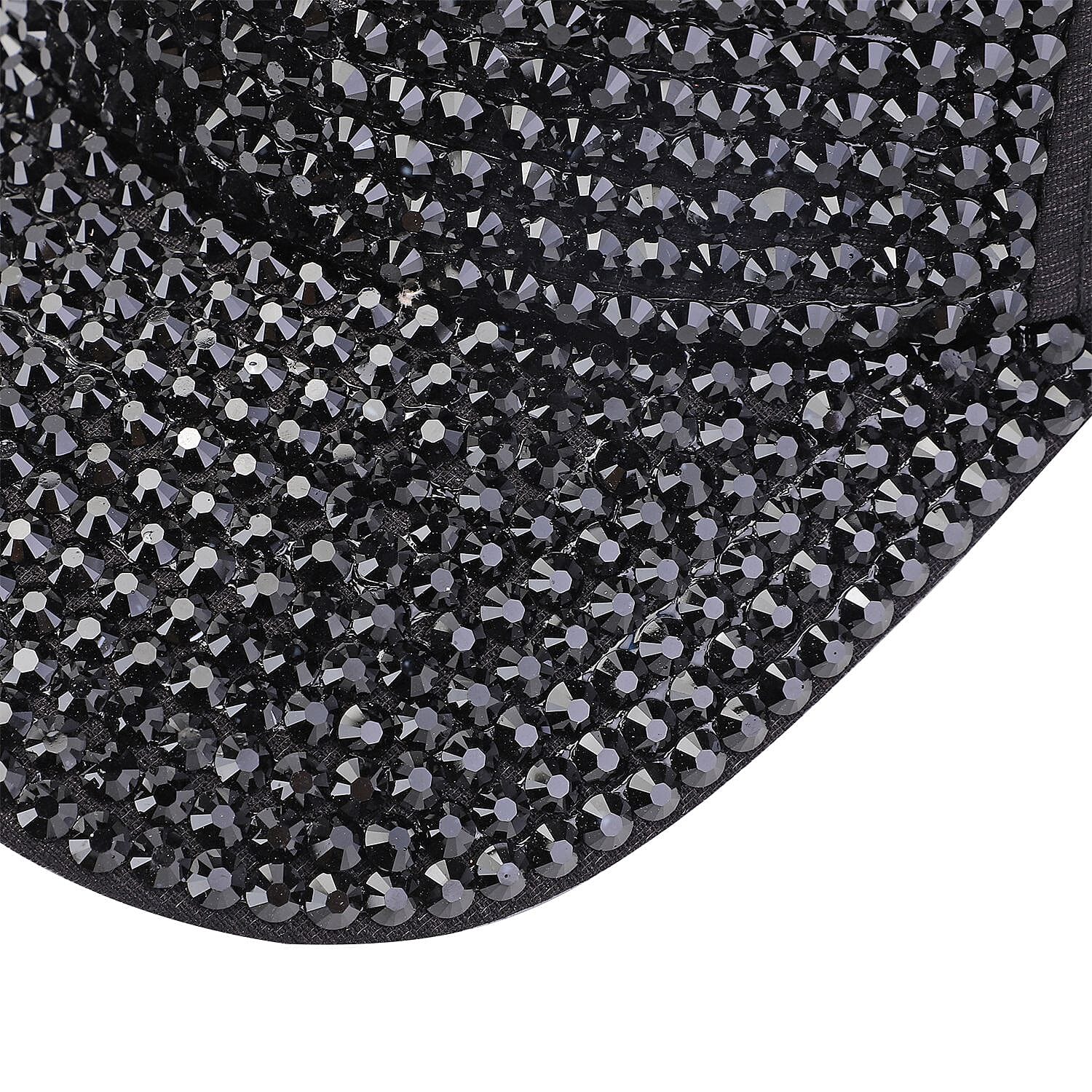  Monster Deal- Jovie Cotton Rhinestone Cape (Size 1x16 cm) - Black & Black