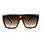 DOD - Safilo Unisex Oversize Wayferer Sunglasses - Tortoise