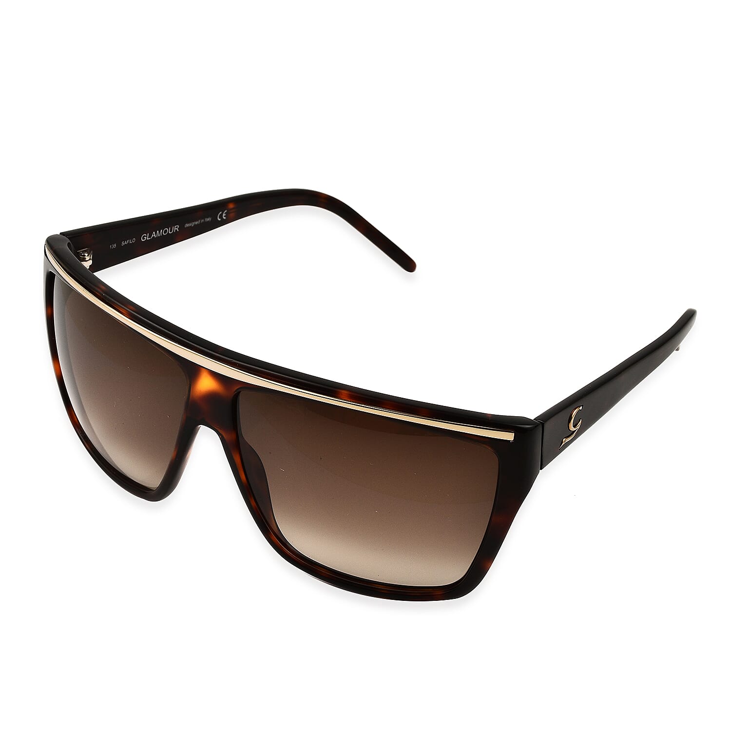 Safilo Unisex Oversize Wayferer Sunglasses - Tortoise