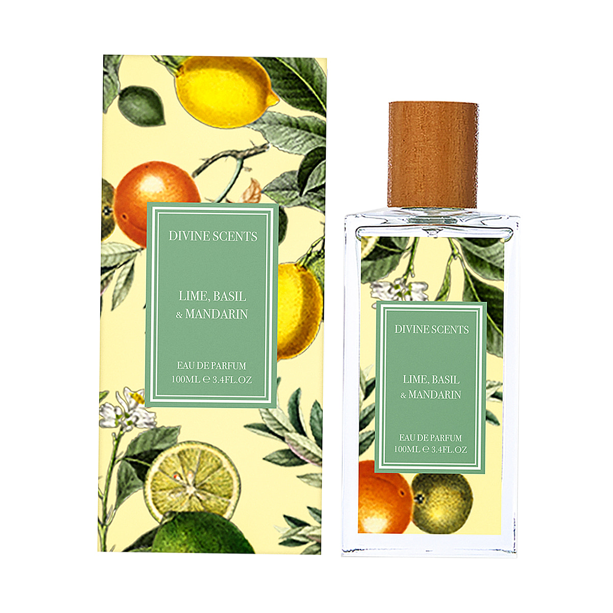 Laurelle- Lime, Basil & Mandarin Eau De Parfum - 100ml