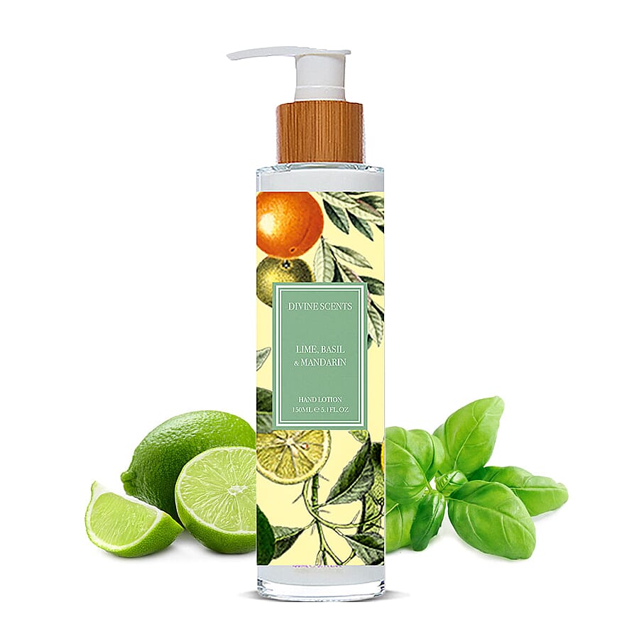 Divine Scents - Lime, Basil & Mandarin Hand Lotion 150ml