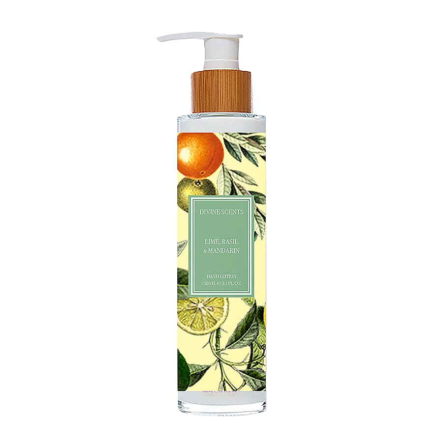 Laurelle Divine Scents - Lime, Basil & Mandarin Hand Lotion 150ml