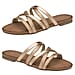 Dunlop Savannah Strappy Sliders Sandals - Tan