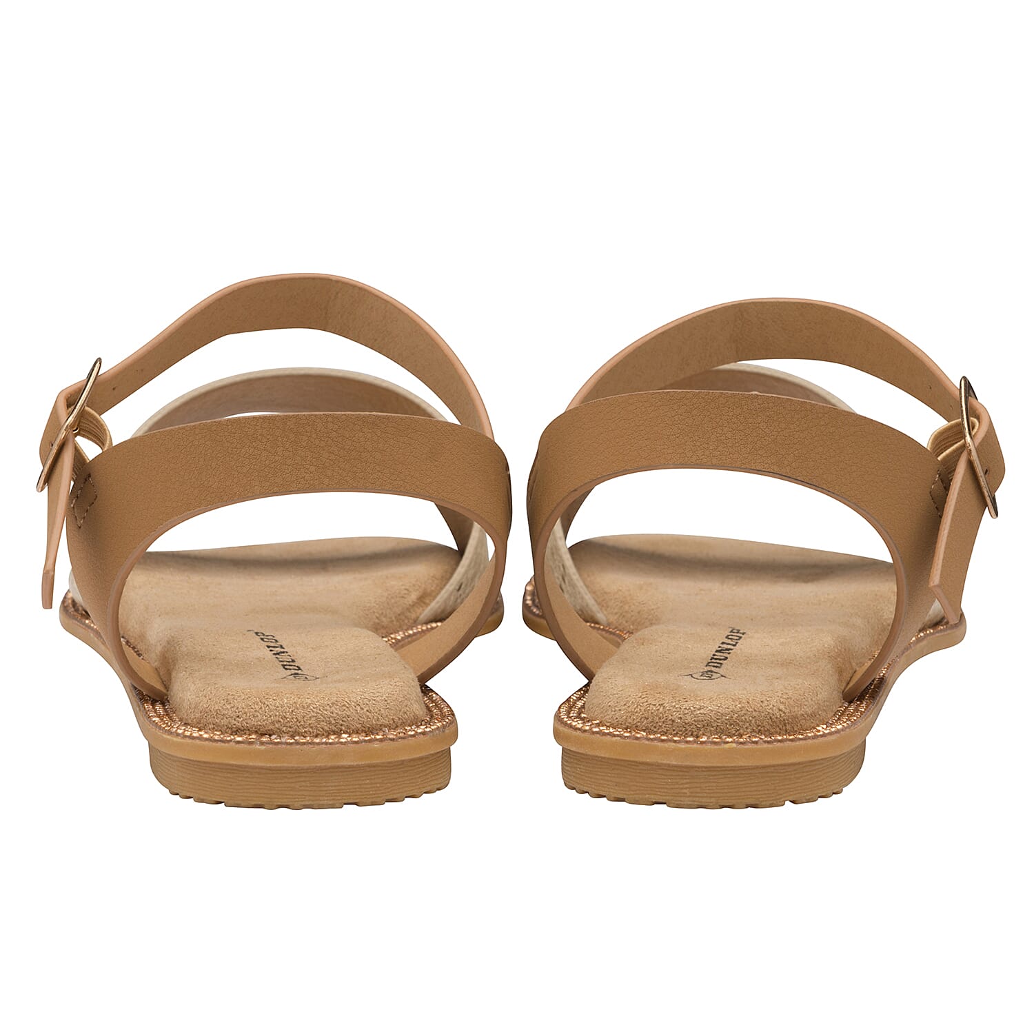 Dunlop Tara Studded Ankle Strap Sandal - Gold