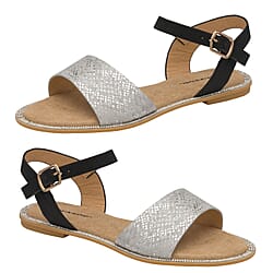 Dunlop Tara Studded Ankle Strap Sandal - Gold