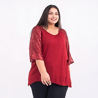 https://tjcuk.sirv.com/Products/71/2/7129308/Tamsy-100-Viscose-Sequin-Top-(One-Size---18)-Maroon_7129308_2.jpg?w=342&h=342