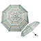 Lesser & Pavey Bird Pattern Folding Umbrella - Teal