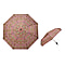 Lesser & Pavey Bird Pattern Folding Umbrella - Teal